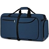 NEWHEY Reisetasche Groß 120L Faltbare Reisetaschen Leichte Sporttasche für männer mit Schuhfach für Weekender Herren Damen Duffel Taschen