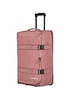 travelite Trolley Reisetasche Größe L, Gepäck Serie KICK OFF: Praktische Reisetasche mit Rollen für Urlaub und Sport, 68 cm, 65 Liter