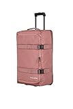 travelite Trolley Reisetasche Größe L, Gepäck Serie KICK OFF: Praktische Reisetasche mit Rollen für Urlaub und Sport, 68 cm, 65 Liter