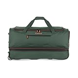 Travelite Trolley Reisetasche mit Rollen groß, erweiterbares Volumen, Basics, Weichgepäck Rolltasche mit Dehnfalte, 70 cm, 98-119 Liter