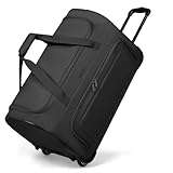 REDOLZ große M Trolley-Reisetasche mit Rollen 61 cm | 71 Liter | für Männer & Frauen (Duffle Essentials)
